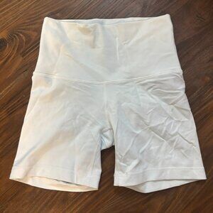 TnAction Women’s White High-Waisted Shorts Size XS Athletic Casual Shorts
